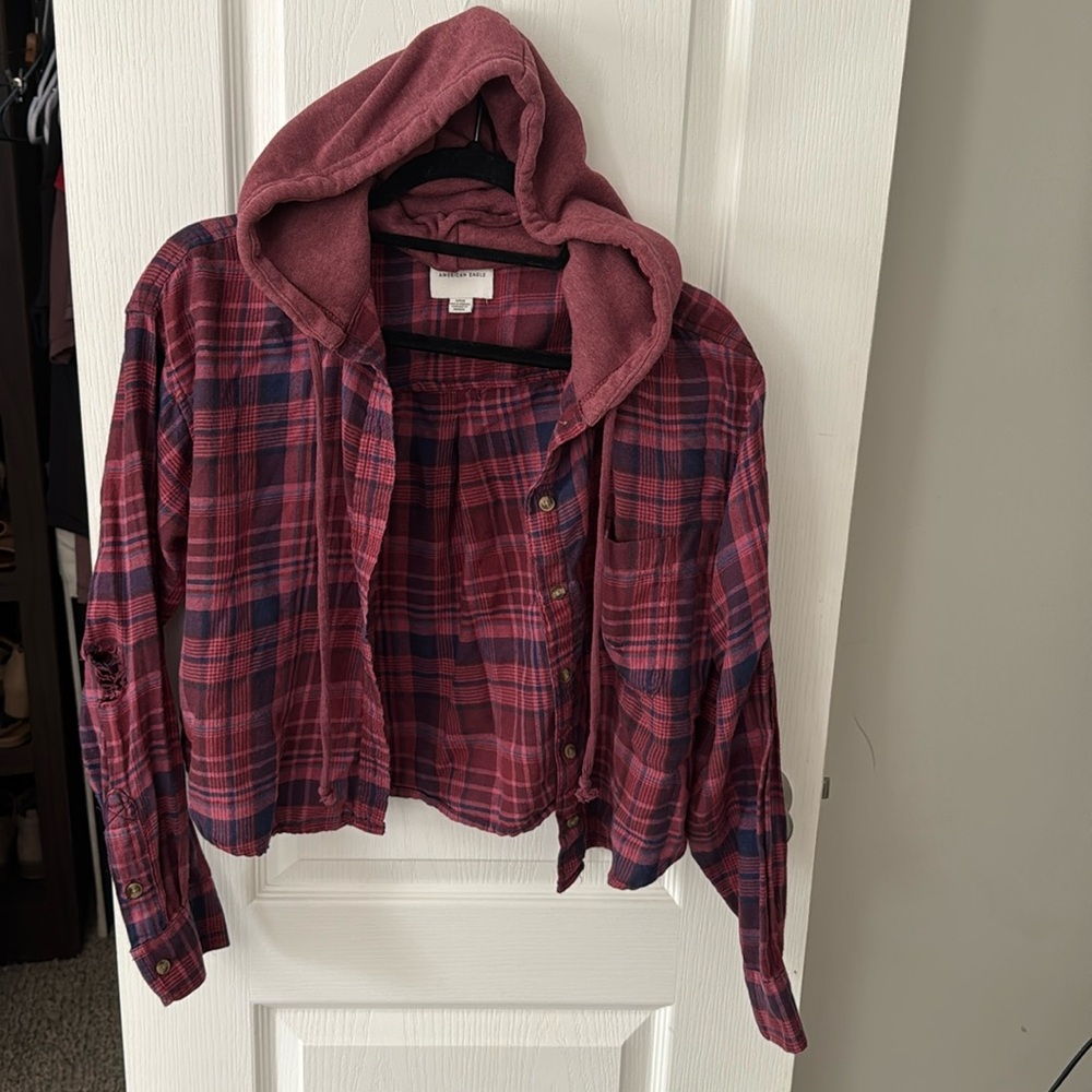 AE Cropped flannel